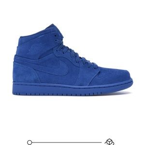 Nike Air Jordan 1s in Retro Blue Suede